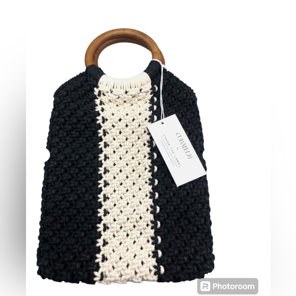 Curateur x Laude the Label Handbags - Curateur x Laude the Label Gabby macrame bag NWT